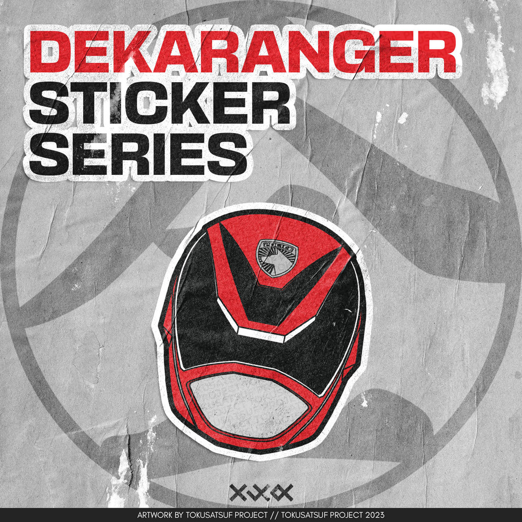 

Tokusou Sentai Dekaranger Series Sticker Stiker