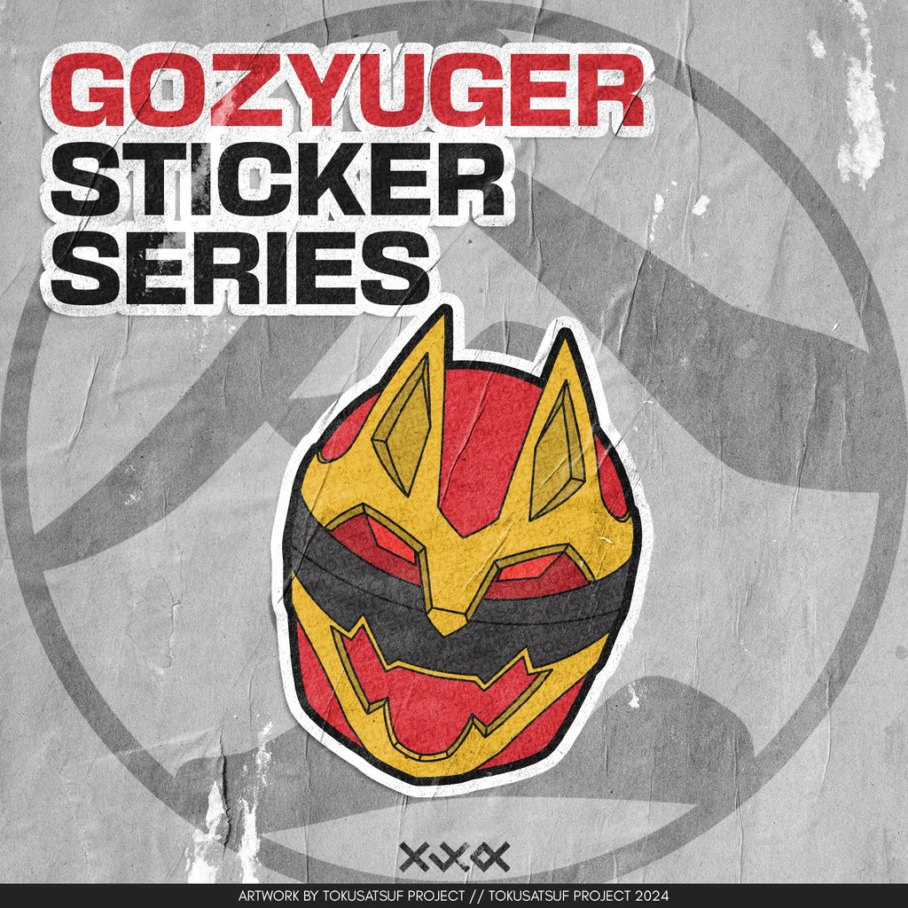 

NO.1 Sentai Gozyuger Series Sticker Stiker
