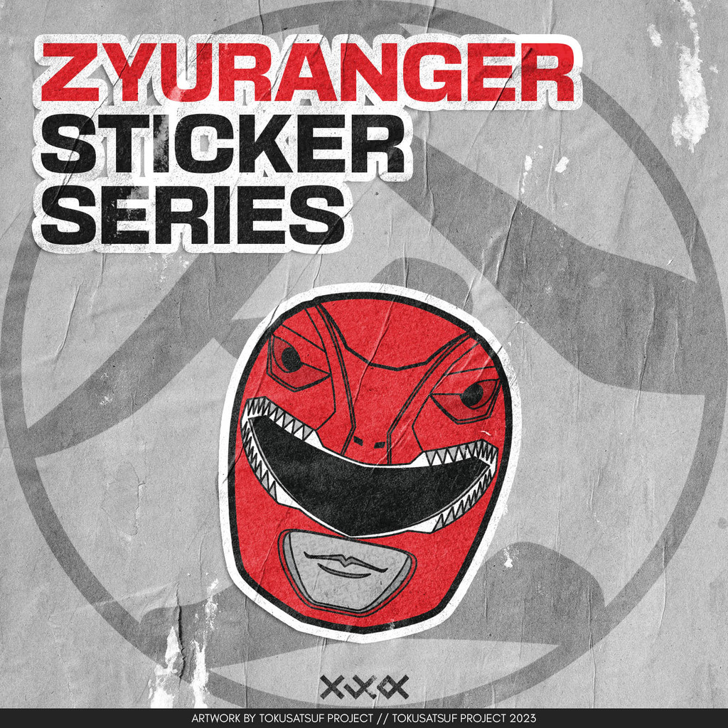

Kyouruu Sentai Zyuranger Series Sticker Stiker