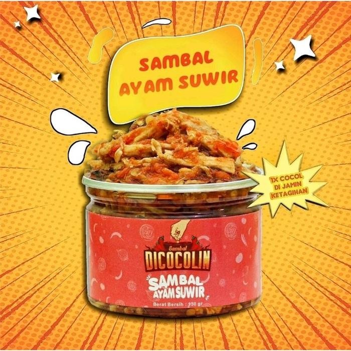 

New Sambal Ayam Suwir (new varian by dicocolin) pilihan yang lebih sehat indonesia halal SPP-IRT