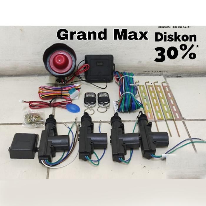 PREMIUM Alarm Central Lock Mobil Grand Max - Paket Gran