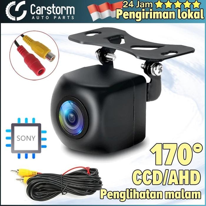 PREMIUM Carstorm Kamera Parkir Mundur CCD/AHD Universal 170 Fish Eye