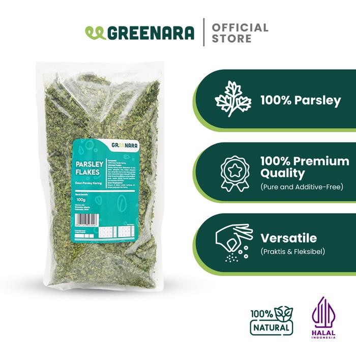 

PREMIUM Daun Parsley Kering 100gr / Parsley Flakes
