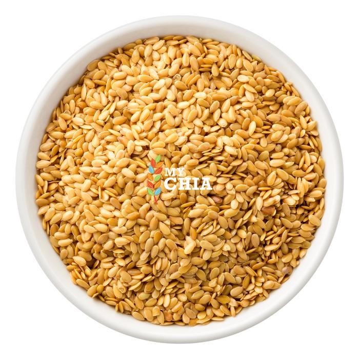 

PREMIUM Golden Flax Seeds 1kg Biji Rami Kuning Superfood - Tinggi Serat & Omega 3 - Kering