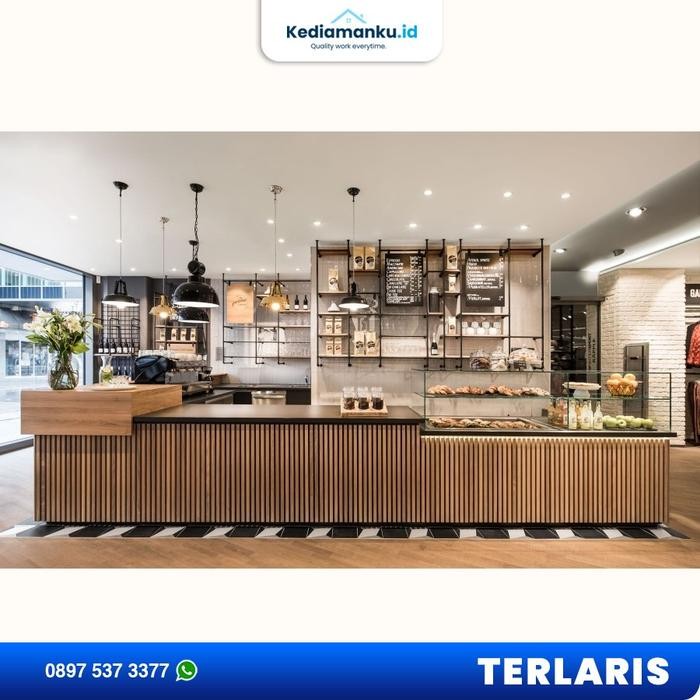 PREMIUM Meja Bar Coffee Shop Cafe Elegan Mini Bar - Interior Cafe Restoran