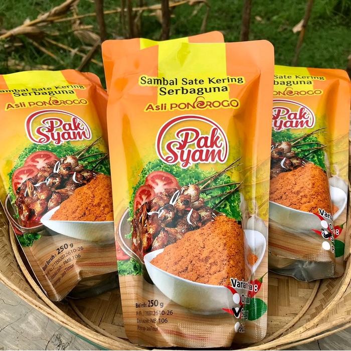 

PREMIUM Sambel Sate Kering Pak Syam Ponorogo / Sambal Sate Serba Guna 150gr