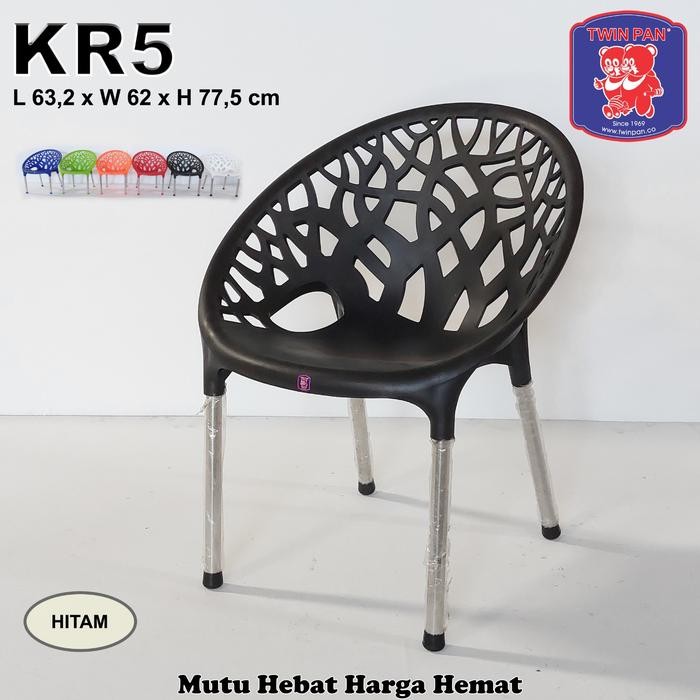 KURSI CAFE KURSI TERAS STAINLESS TWINPAN KR 5 [KURAACC]