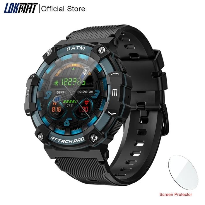LOKMAT ATTACK 2 PRO Sport Smart Watch Full Round Touch Screen