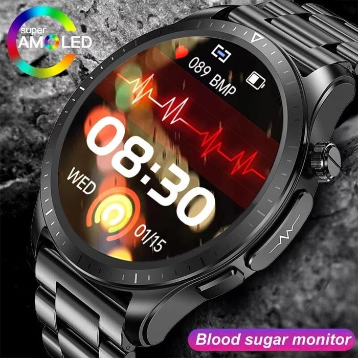 Thermometer Smart Watch Men Smart ECG Blood Glucose Health Watch