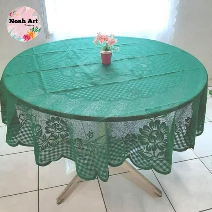PREMIUM Taplak meja Makan Bundar 6 Kursi 1062