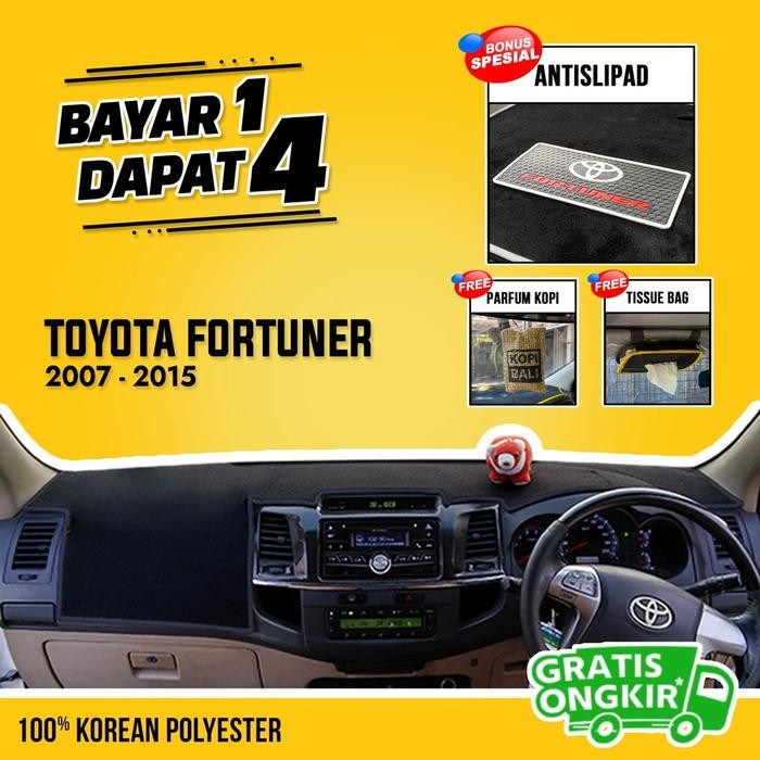 PREMIUM Aksesoris Interior Mobil TOYOTA FORTUNER GEN 1 2007-2015 Untuk karpet Alas Pelindung