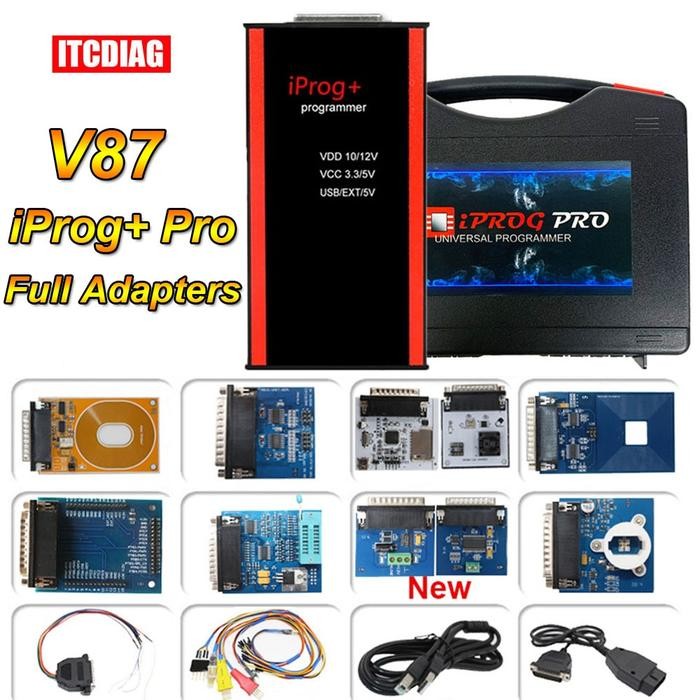 Iprog Pro Plus V87 Programmer Software Support IMMO + Airbag Reset +
