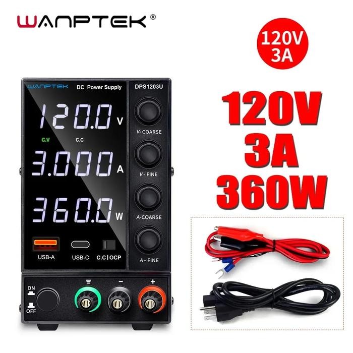 Wanptek 120V 3A Switching Adjustable DC Power Supply Laboratory