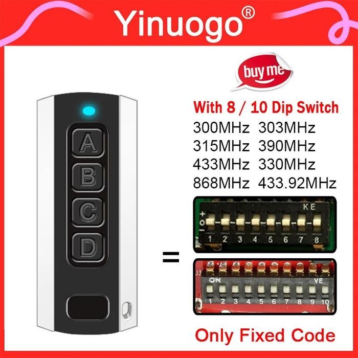 For 287MHz 300MHz 303MHz 315MHz 390MHz 433MHz 433.92MHz 868MHz