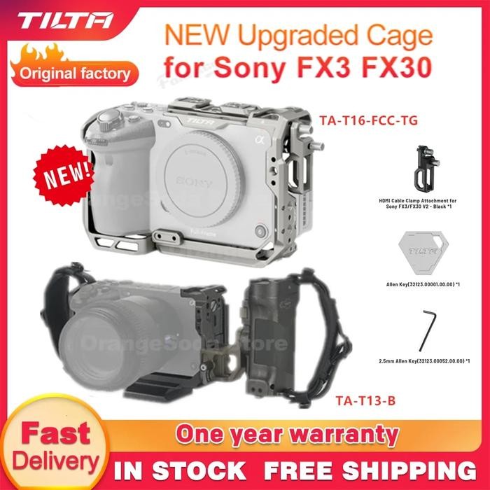 Tilta Tactical Gray Cinema Camera Full Cage for FX3 Fx30 Basic