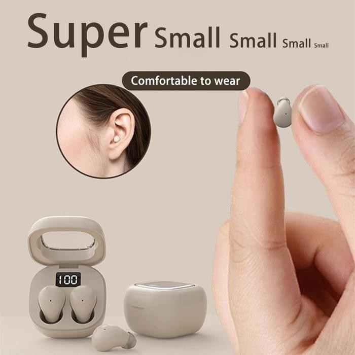 Small Invisible Sleep Wireless Earphone TWS Bluetooth 5.3 Headphones
