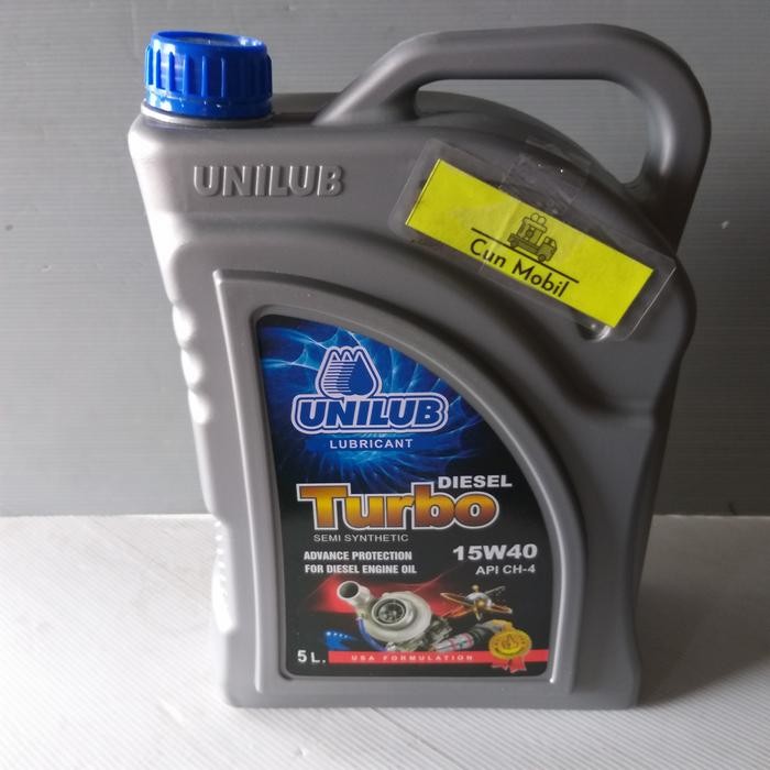 Paket Oli Mesin Unilub Turbo Diesel 15W-40 L300 Diesel,Kuda Diesel 3