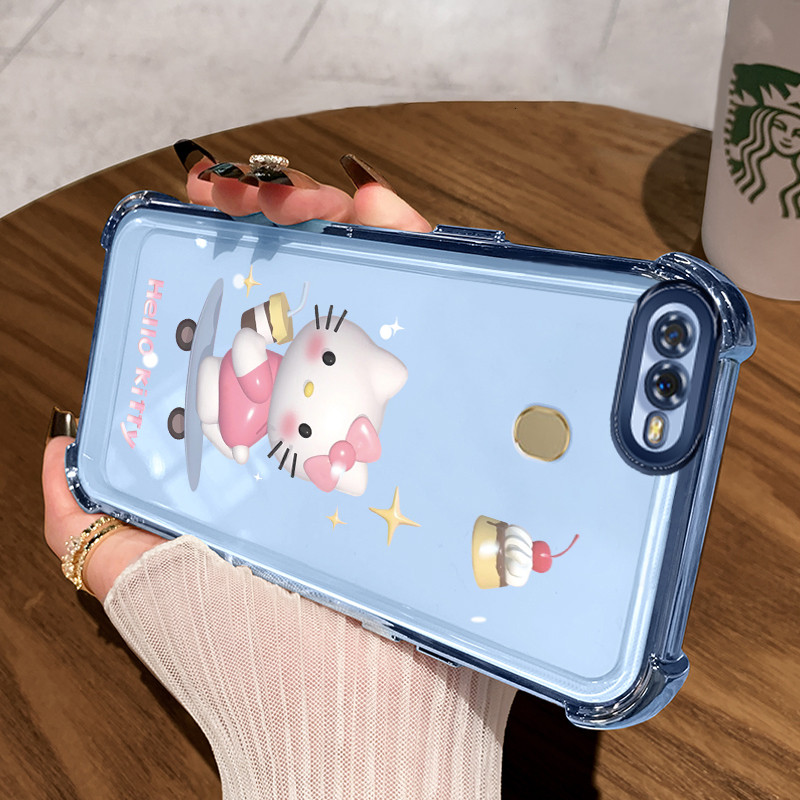 Casing Hp untuk OPPO A7 A5s A12 A12s A11K Case Casing Softcase motif kartun susu naga Kesing HP peli