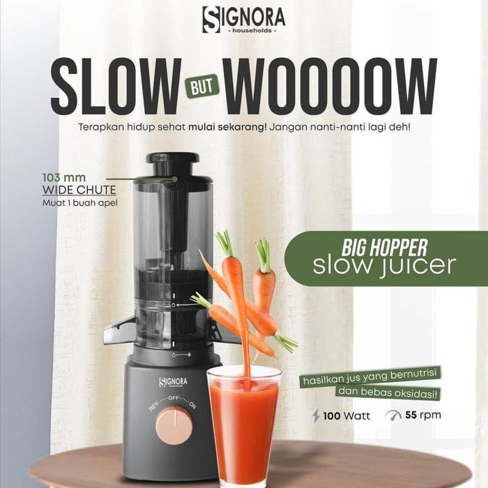 Signora Mini Slow Juicer Not Blender Portable Kapsul Philips