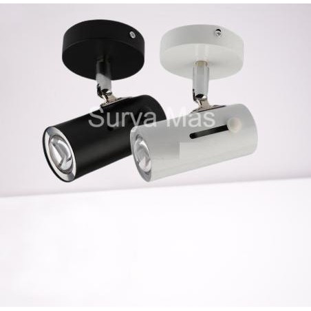 Lampu Sorot Led Spotlight Fitting E27 Rel Track Plafon Lampu Sorot E27