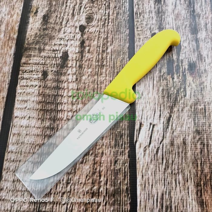 Terlaris Butcher Victorinox 16 Cm Pisau Sembelih Straight 5.5208.16 Kuning