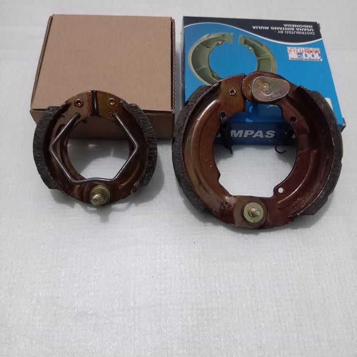 Terlaris KAMPAS REM SET DPN+BLKG SEPEDA LISTRIK GODA 125-140-145+UOU US1 US2 SALE