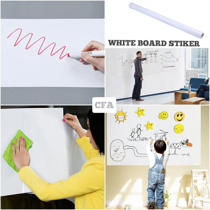 

papan tulis tempel white board/wallpaper papan tulis whiteboard