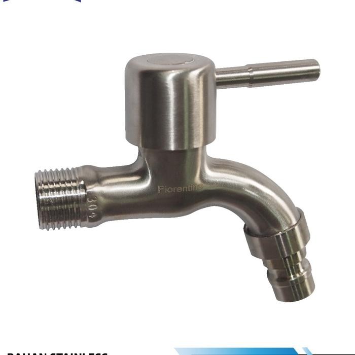 Kran Tembok Fiorentino Stainless / Kran Fiorentino Kode 1472