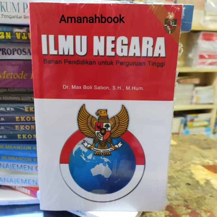 

TERBARU!!! BUKU ILMU NEGARA - MAX BOLI SABON READY