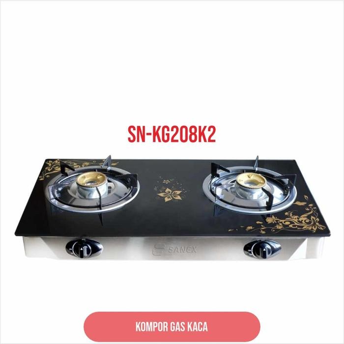SANEX SN-KG208K2 / KG208K2 KOMPOR GAS 2 TUNGKU - GARANSI RESMI
