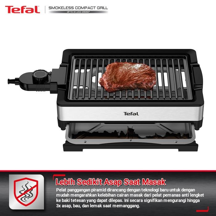 Tefal Smokeless Grill / Griller / Panggangan / Alat BBQ Tanpa Asap