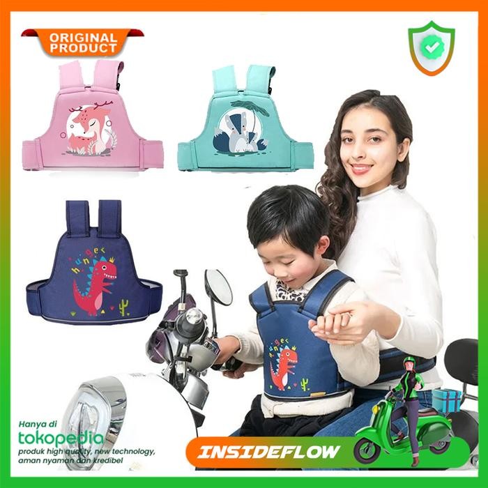 Sabuk Pengaman Boncengan Motor Anak Safety Belt Bonceng Depan Belakang