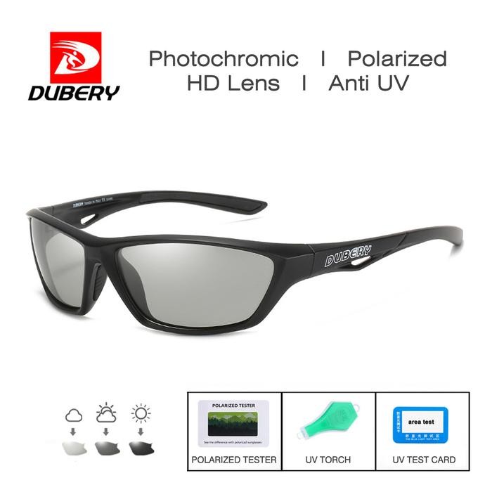 Kacamata Dubery Photochromic Polarized Original