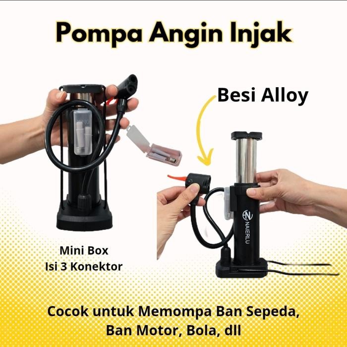 Pompa Ban Injak Pompa Angin Injak Foot Pump Pompa Injak