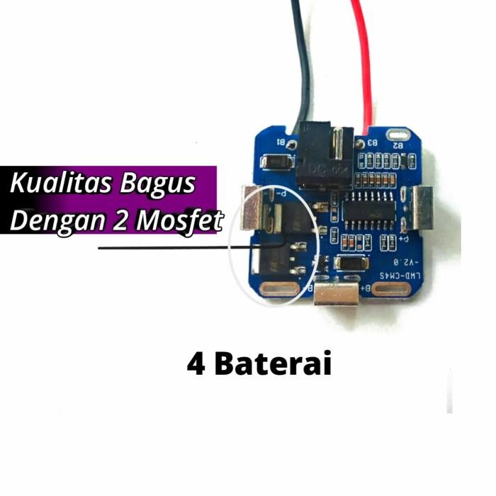 [Expert] Modul Bms 4s 5s pengontrol baterai bor impact gerinda cordless
