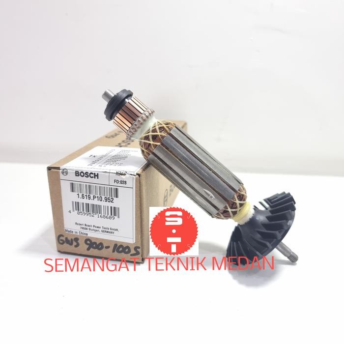 Gws900-100S Armature Angker Gerinda Grenda Tangan Bosch Gws 900 100 S
