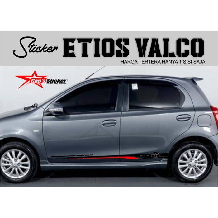 STICKER TOYOTA ETIOS VALCO STICKER TOYOTA ETIOS VALCO