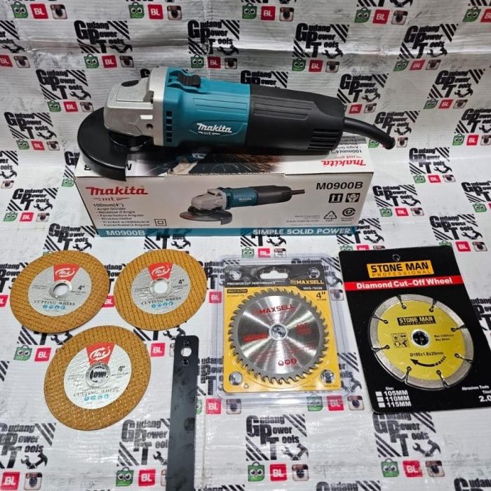 Mesin Gerinda Gurinda Tangan Angle Grinder 4In Makita M0900B M0910B