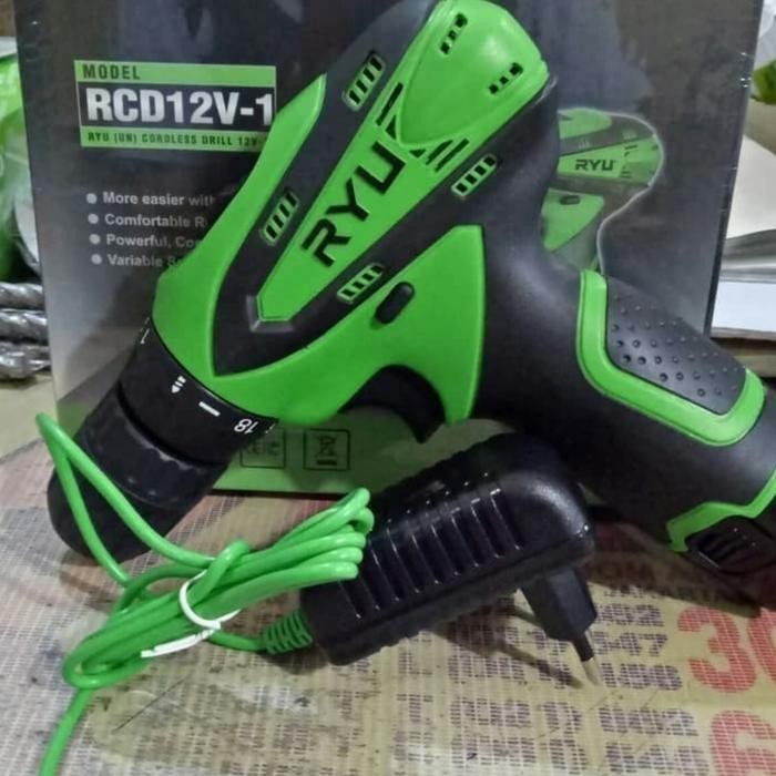 Bor Batre Tekiro Ryu Rcd12-1V Bor Cas Cordless Ryu Murah0