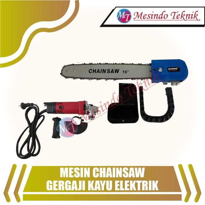 Mesin Chainsaw Gergaji Kayu Elektrik