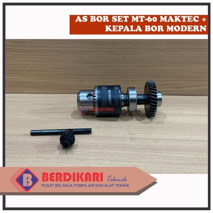 As Bor 10Mm Mt60 Mt 60 Mt-60 Maktec Kepala Bor Modern Set Komplit