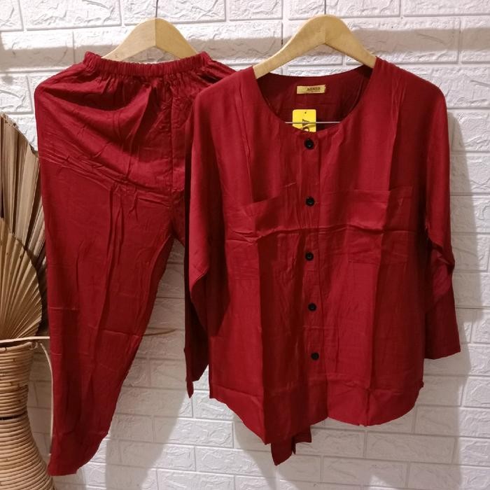 stelan PP Abg katun Rayon twill Agnes ld 100