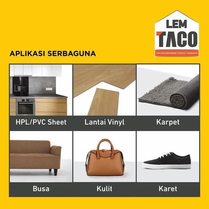 TACO LEM VINYL / LEM HPL / LEM KUNING