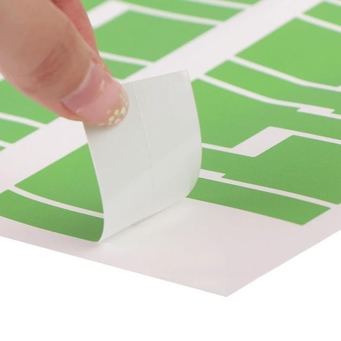 300pcs /10 Lembar Kabel Penanda Label Penanda Kabel Jaringan Cable Label Stiker Label Kabel Anti Air