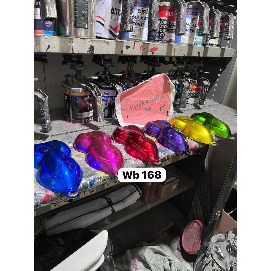 cat candytone pu spesial/cat candy tone all warna 500ml, merah,biru,hijau,violet,kuning,pink,hitam