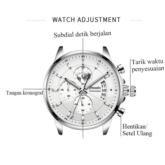 Otomatis Jam Tangan Pria Automatic Anti Air 029 *