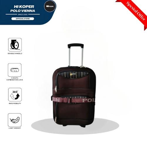 Polo Ben Size 24 Inch Koper Kain Kanvas Original Kabin & Bagasi Premium