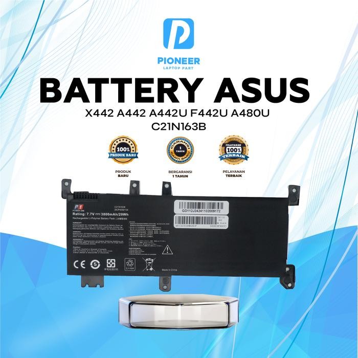 Baterai ASUS A442 A442U A442UR X442 F442U A480U HITAM