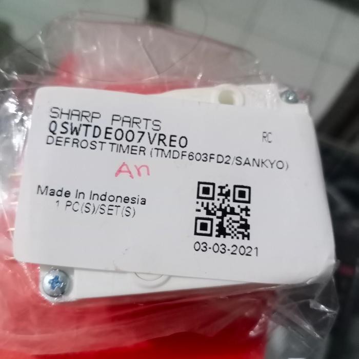 timer defrost kulkas sharp original.