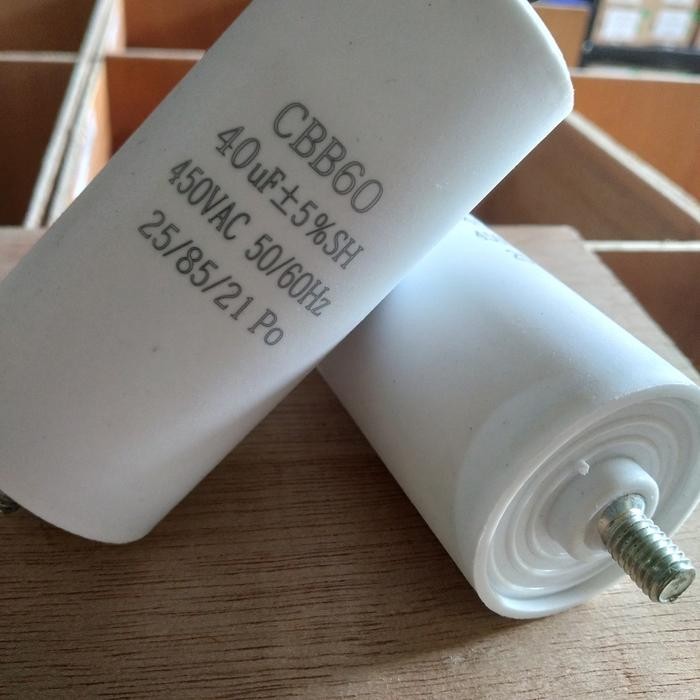 Kapasitor CBB60 40UF 450VAC BAUT